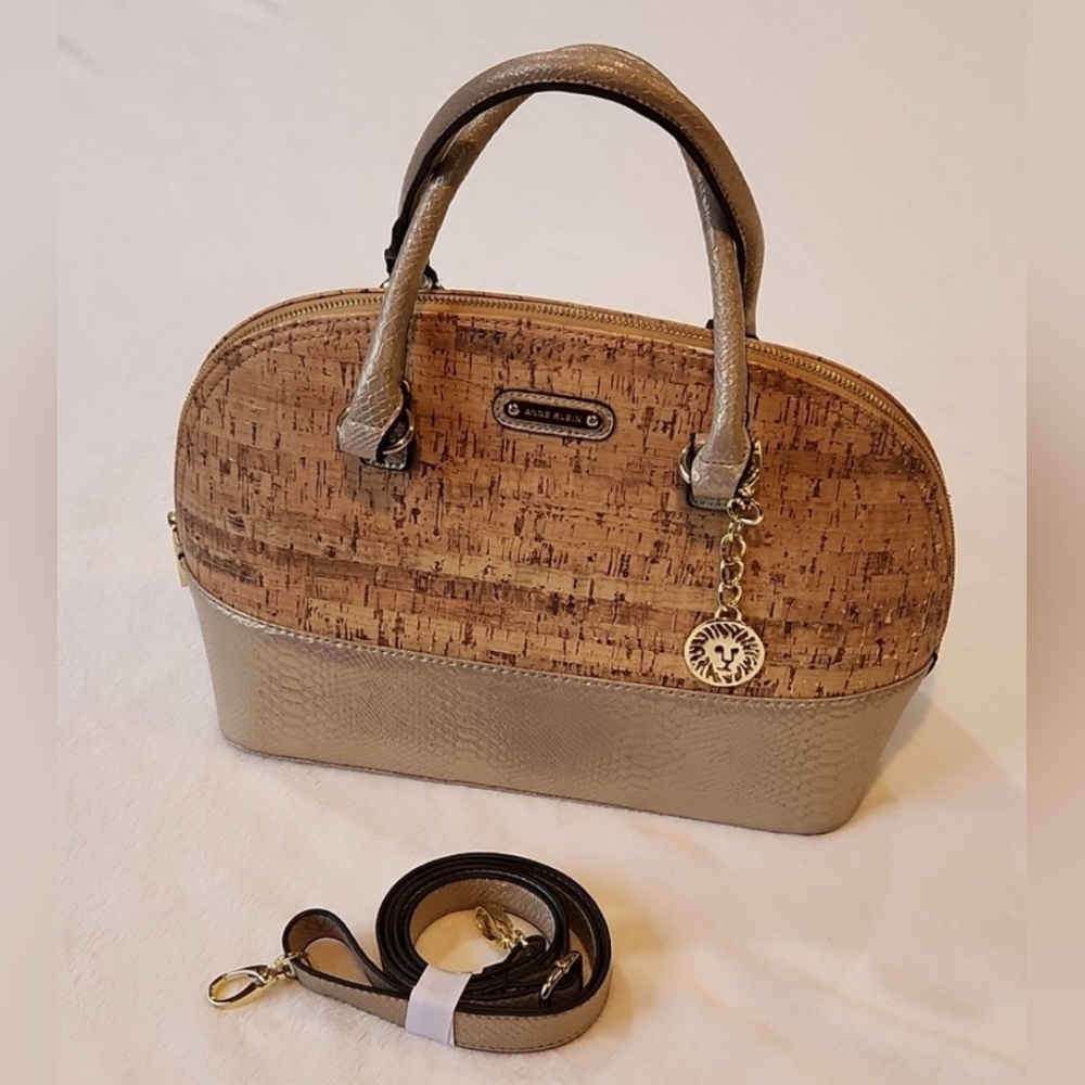 Ann Klein "Cork" Shoulder Bag